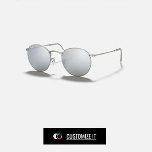 Ray Ban Round Flash Lenses Silver